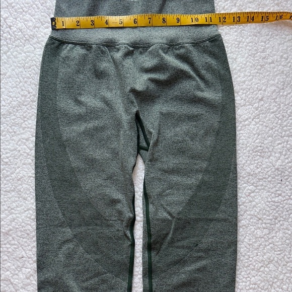 PINK Victoria's Secret Green High-Rise Leggings Stretchy - Picture 2 of 8